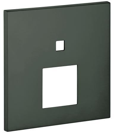 GROHE Rosette 48431 eckig für EHM-FMS mit 2-Wege Umstellung chrom