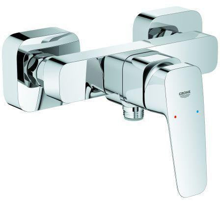 GROHE Cubeo Brause-Einhandhebelmischer Aufputzmontage Chrom mit Temperaturbegrenzer