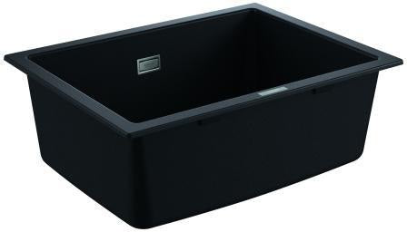 GROHE K700 Unterbau Kompositspüle 1 Becken 610x460mm granit schwarz