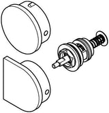 GROHE Umstellung 48451 für Einhand-Wannenbatterien – Wand- und Bodenmontage, chrom