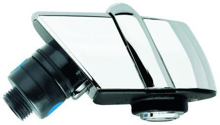 GROHE Auslaufbrause 46108 Europlus für Wannenbatterie alt, chrom – passgenaue Ergänzung