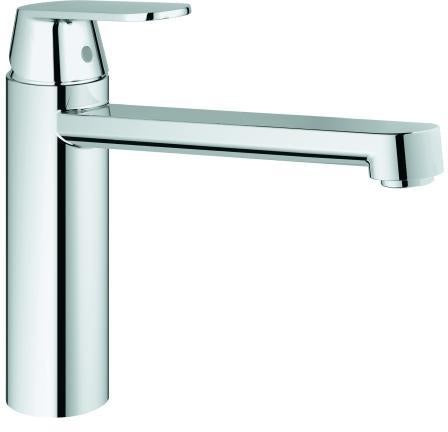 GROHE Eurosmart Cosmopolitan Einhand-Spültischbatterie – mittelhoher Auslauf, schwenkbar 140°, Chrom