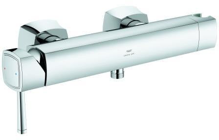GROHE Grandera Einhand-Brausebatterie Wandmontage Chrom – SilkMove Keramikkartusche