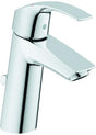 GROHE Eurosmart Einhand-Waschtischbatterie mittelhoch chrom mit SilkMove und EcoJoy