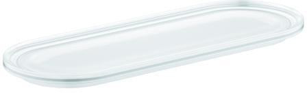 GROHE Selection Seifenschale Glas klarglas – passend für Handtuchhalter 41035
