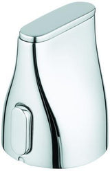 GROHE Temperaturwählgriff 47798 Chrom – Messing verchromt mit 38 °C Temperatursperre
