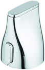 GROHE Temperaturwählgriff 47798 Chrom – Messing verchromt mit 38 °C Temperatursperre
