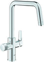 GROHE Blue Pure Eurosmart Spültischbatterie mit Filterfunktion, U-Auslauf, Chrom