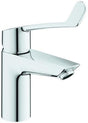 GROHE Eurosmart Professional Einhand-Waschtischbatterie S-Size mit langem Hebel und Push-open Ablaufgarnitur, Chrom