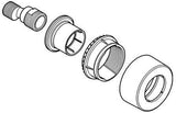 GROHE S-Anschluss 12693 chrom – 1/2" x 3/4" mit Schalldämpfer & Rosette