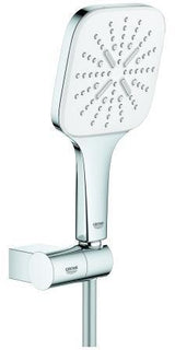 GROHE Rainshower SmartActive 130 Cube Wandhalterset – 3 Strahlarten, 8,5 l/min, Chrom
