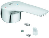 GROHE Hebel 48551 Chrom – Armaturengriff mit rot/blauer Temperaturanzeige