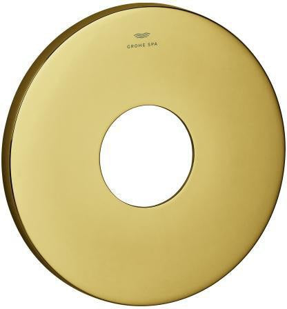 GROHE Rosette 48615 rund für Einhandmischer-Fertigmontagesets, Chrom, FastFixation, 53,1 mm