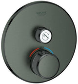 GROHE Grohtherm SmartControl Unterputz-Thermostat 1 Absperrventil rund hard graphite