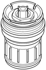 GROHE WC-Deckel 43247 komplett für Rondo A.S. – Chrom, passgenau