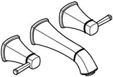 GROHE Grandera 3-Loch-Waschtischbatterie Wandmontage 177 mm Chrom – Fertigmontageset