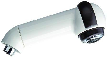 GROHE Handbrause 46148 für Friseurwaschtisch in Weiß – 2 Strahlarten, Umstelleinheit, Rückschlagklappe