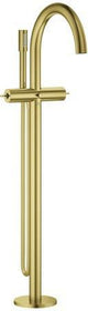 GROHE Atrio Private Collection Wannenbatterie – Bodenmontage, chrom, für Hebelgriffe