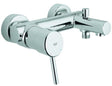 GROHE Concetto Einhand-Wannenbatterie für Wandmontage – eigensicher, chrom