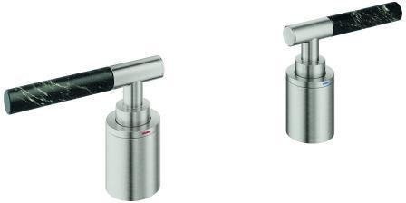 GROHE Atrio Private Collection Hebelgriffe Vanilla Noir Caesarstone Chrom