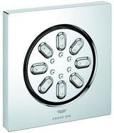 GROHE Rainshower Aqua Seitenbrause 26802 eckig 2 Strahlarten chrom 3,3 l/min