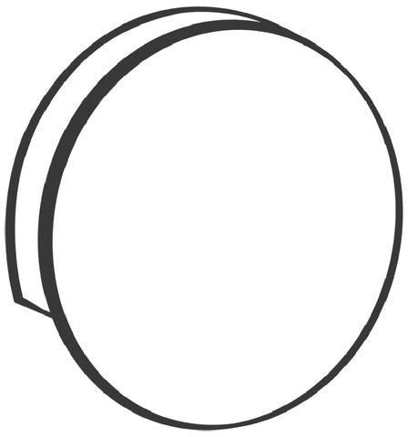 GROHE Rosette Talentofill 19954 für 28994/28995 – Chrom, 75 mm, mit Gewinde