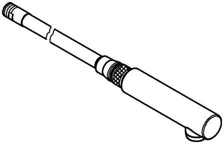 GROHE Auslaufbrause 46590 für Minta Einhand-Spültischbatterie 32168 – Chrom
