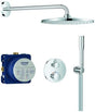 GROHE Grohtherm Unterputz-Duschsystem mit Rainshower Mono 310 und Thermostat, Chrom