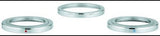 GROHE Rosette 45999 in Chrom – 60 mm Außendurchmesser, 49,5 mm Innendurchmesser, spannend