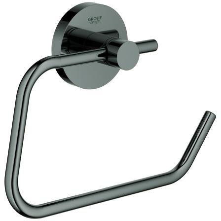 GROHE Essentials WC-Papierhalter ohne Deckel, Metall Chrom, verdeckte Befestigung