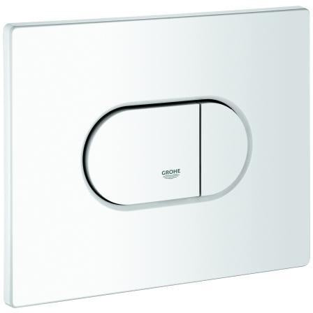 GROHE Abdeckplatte 42379 mit Drucktaste in Chrom – Zubehör für WC-Betätigung