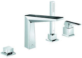 GROHE Allure Brilliant Private Collection 4-Loch-Wannenkombination mit Vanilla Noir Caesarstone Griff