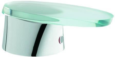 GROHE Glashebel 46483 für Taron EH-Wannenkombination – Chrom/Clear Crystal