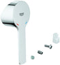 GROHE Hebel 46988 Chrom – Metallgriff für 46 mm Kartusche mit Temperaturanzeige rot/blau