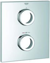GROHE Rosette 47829 in Chrom – Passgenaues Armaturen-Zubehör mit Spannfunktion