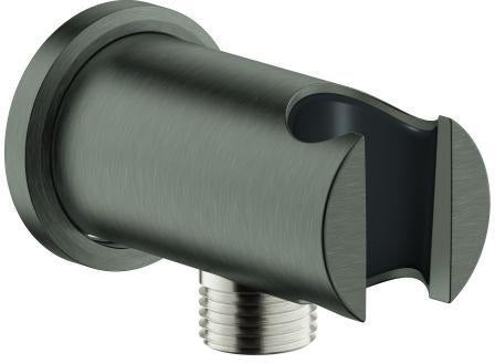 GROHE Rainshower Wandanschlussbogen 26658 mit runder Rosette, eigensicher, chrom