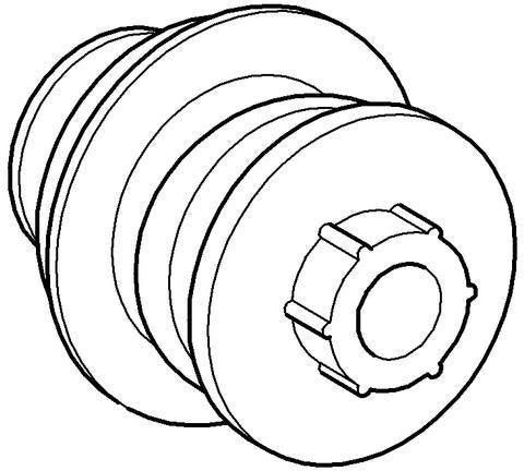 GROHE Entlastungsventil 43422 komplett für WC-Druckspüler – Original Ersatzteil