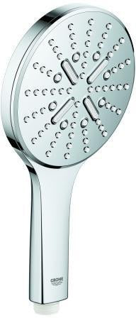 GROHE Rainshower SmartActive 130 Handbrause mit 3 Strahlarten und SmartTip in Chrom