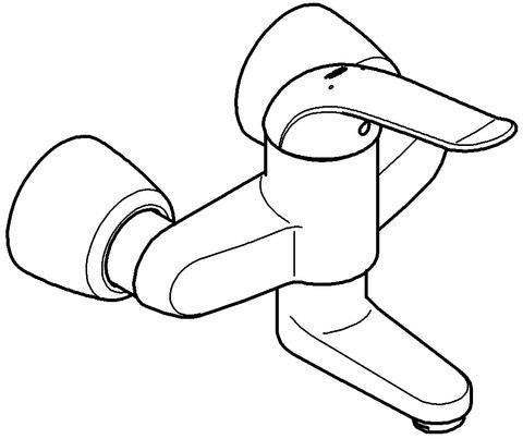 GROHE Euroeco Special Einhand-Waschtischbatterie 174 mm Ausladung, chrom, mit Temperaturbegrenzer