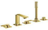 GROHE Allure 5-Loch-Wannenkombination cool sunrise gebürstet – Fliesenbankmontage