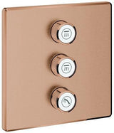 GROHE Grohtherm SmartControl 3-fach Unterputzventil Fertigmontageset eckig Chrom