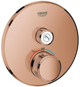 GROHE Grohtherm SmartControl Unterputz-Thermostat 1 Absperrventil rund hard graphite
