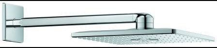 GROHE Rainshower SmartActive 310 Cube Kopfbrauseset – 2 Strahlarten, 430 mm Brausearm, Chrom