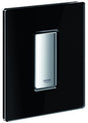 GROHE Skate Cosmopolitan Urinal-Betätigungsplatte 116x144 mm velvet black Glas