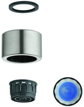 GROHE Mousseur 13993 Strahlregler mit Innengewinde M22 x 1 – 15 l/min, Long-Life Oberfläche