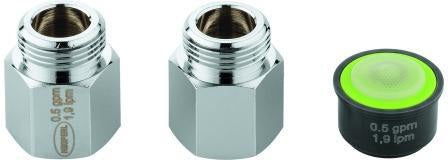 GROHE Wasserspar-Set 48190 – Durchflussbegrenzer 1,9 l/min, G 3/8'' Anschluss