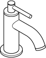 GROHE Standventil Atrio XS-Size Hebelgriff chrom – 1/2'' Oberteil, EcoJoy, 5 l/min