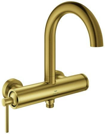 GROHE Atrio Einhand-Wannenbatterie 24367 Wandmontage Chrom – SilkMove & LongLife