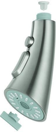 GROHE Spülbrause 48473 mit 3 Strahlarten, Stopfunktion und MagneticDocking in Chrom
