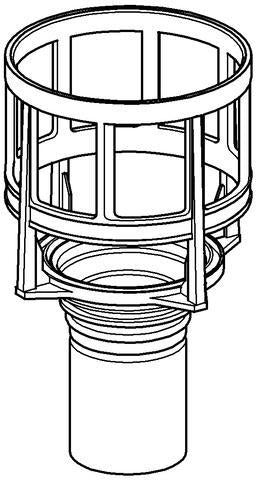 GROHE Austauschsitz 43542 für Spülkasten – Ventilsitz mit O-Ring für Wandeinbau 6–9 l